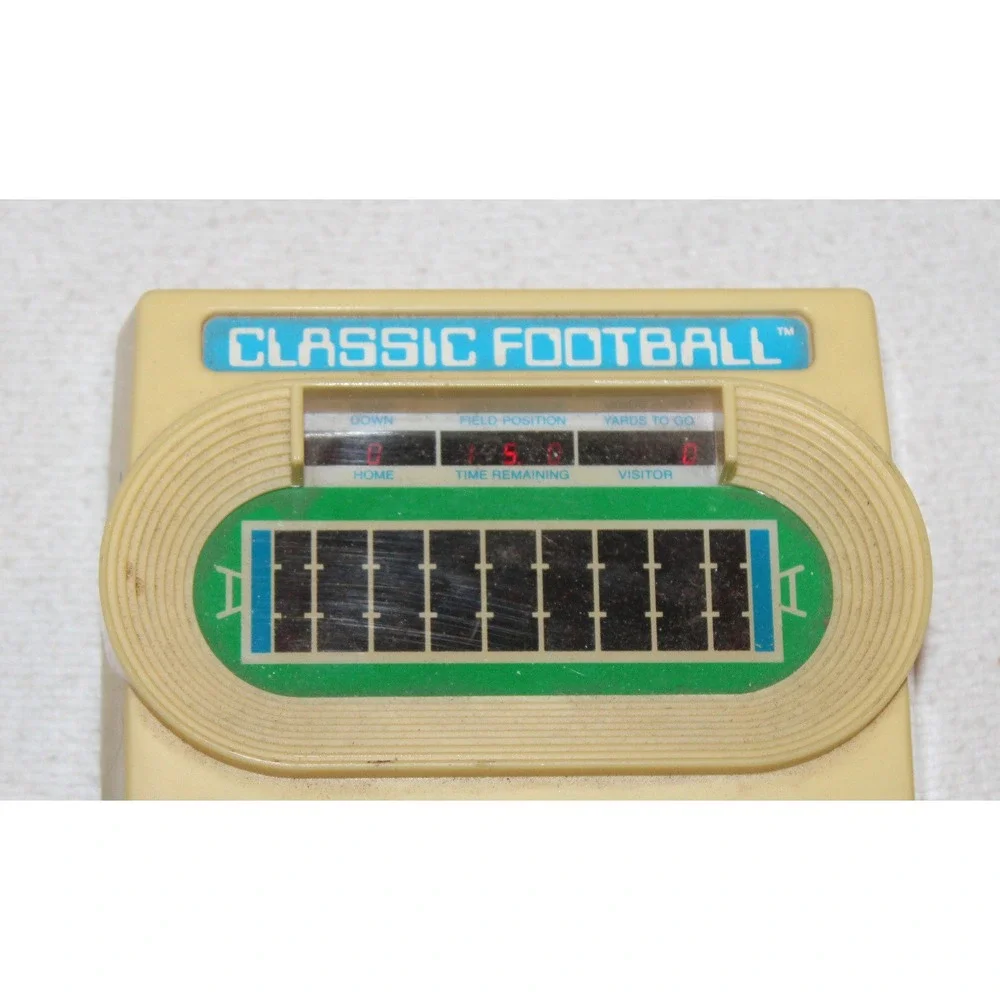 vintage Mattel Classic Football handheld electronic game 2000 version WORKS!